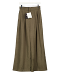 ARRANGE Grey pleated wide-leg trousers, size UK 6 — front