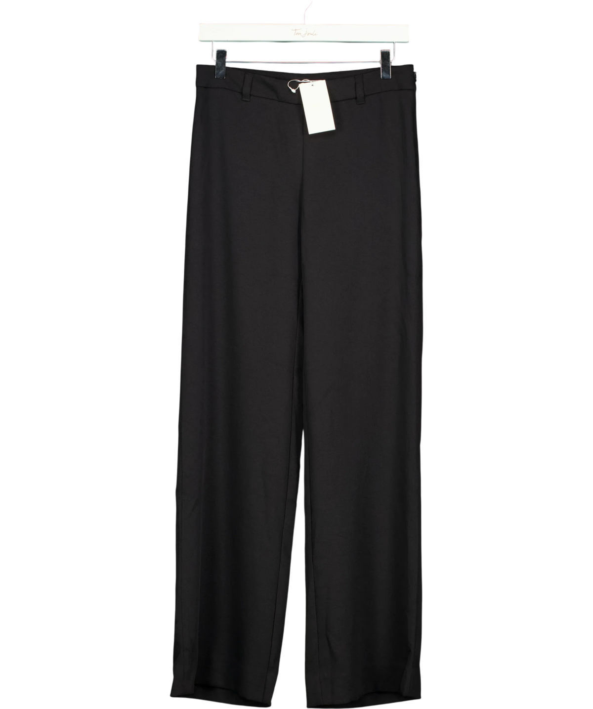 Kookai Black Oyster Core Low Rise Pant, size UK 8 — front