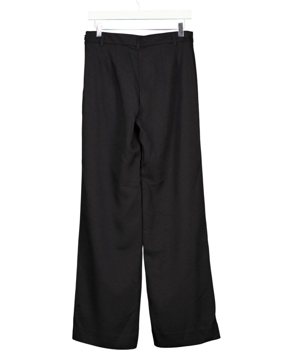 Kookai Black Oyster Core Low Rise Pant, size UK 8 — back