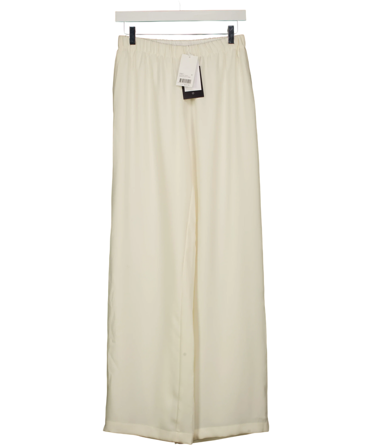 Kookai Cream Maria Elastic Pant, size UK 8 — front