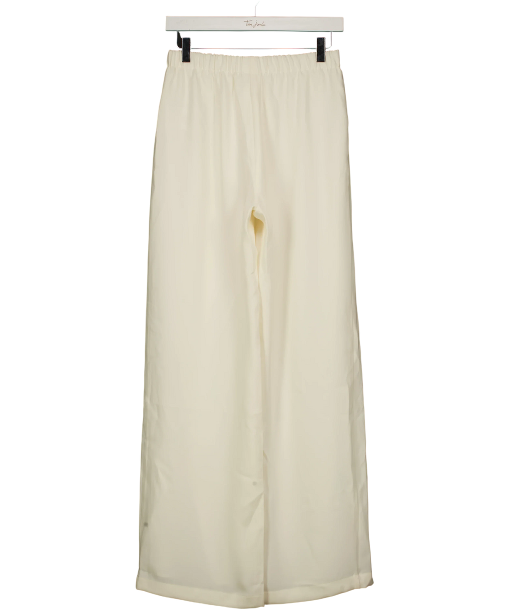 Kookai Cream Maria Elastic Pant, size UK 8 — back