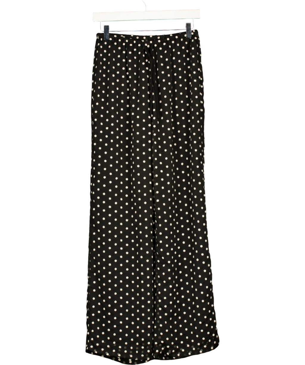 Sabo Black Adiana Pants, size UK S — front