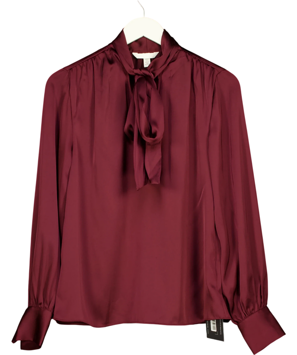 H&M burgundy Colour, size UK S — front