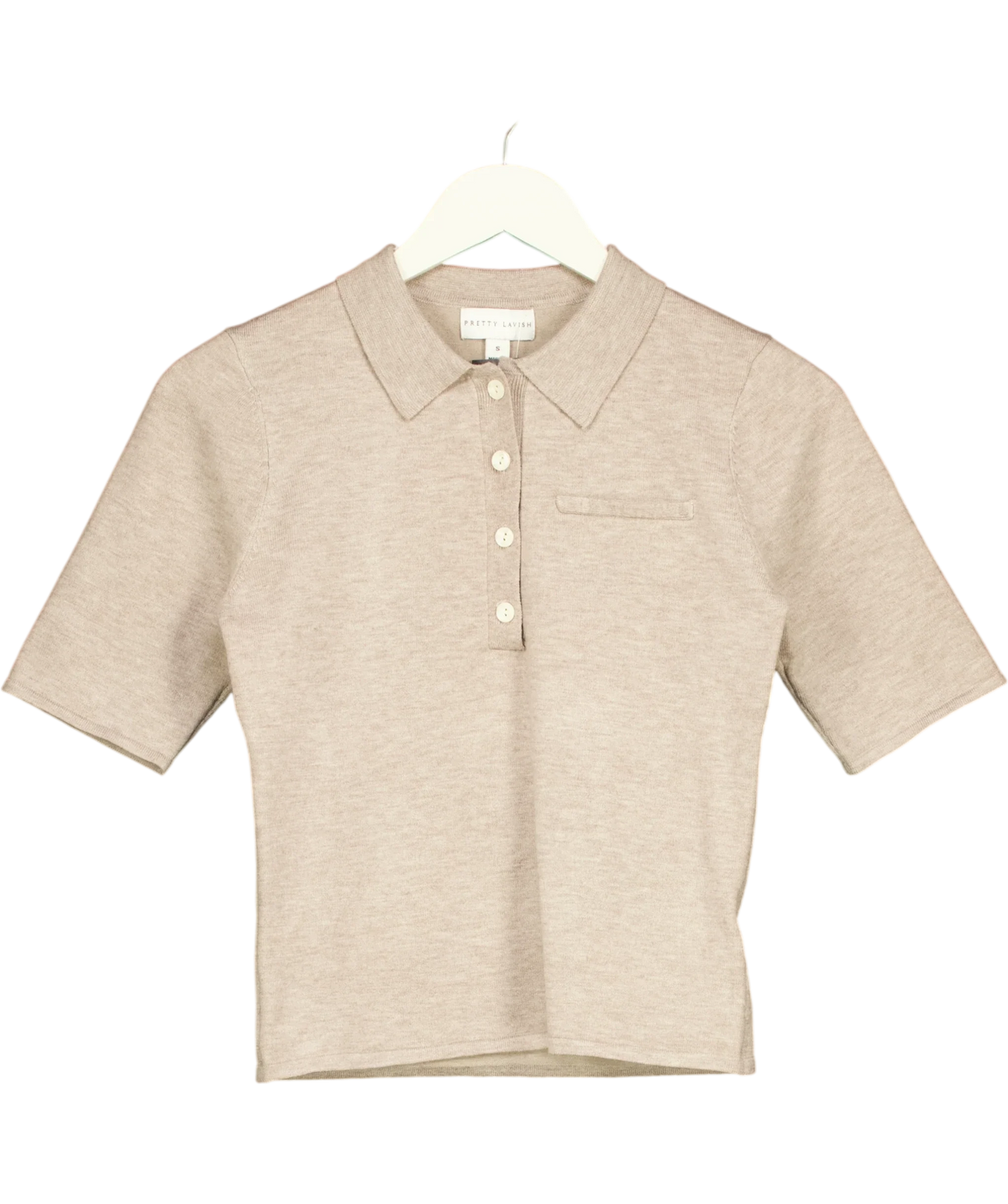 PRETTY LAVISH Beige Colour, size UK S — front