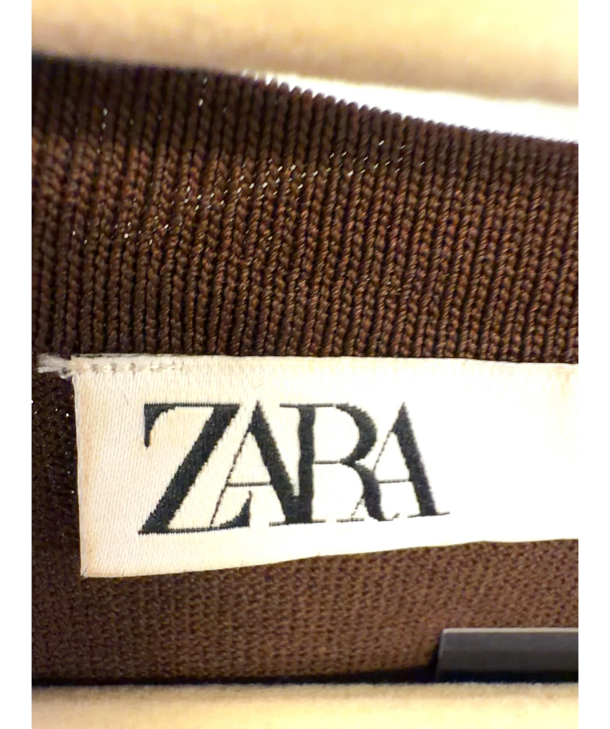 ZARA Brown Colour, size UK XS — detail