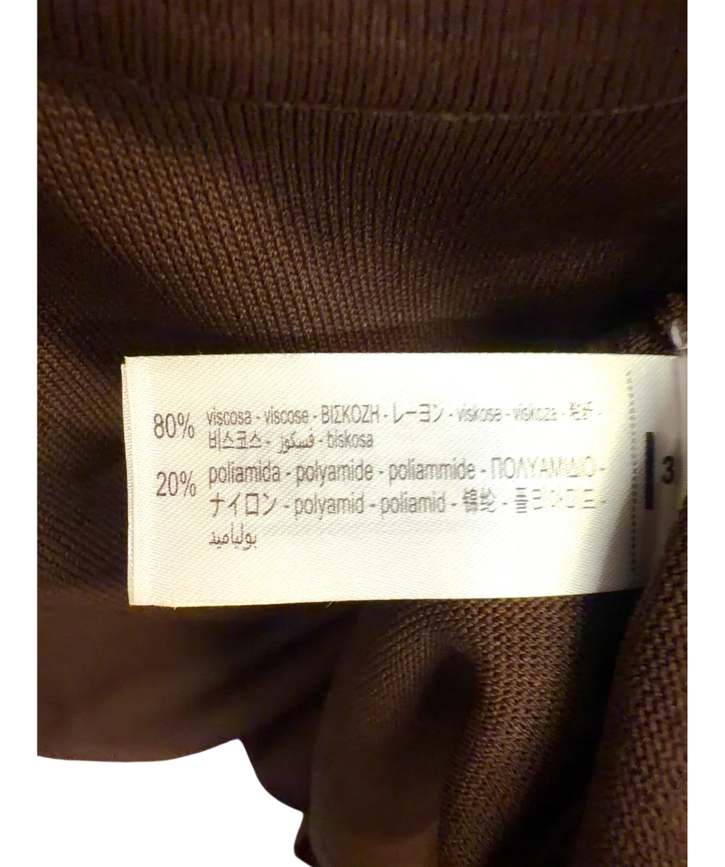 ZARA Brown Colour, size UK XS — fabric detail