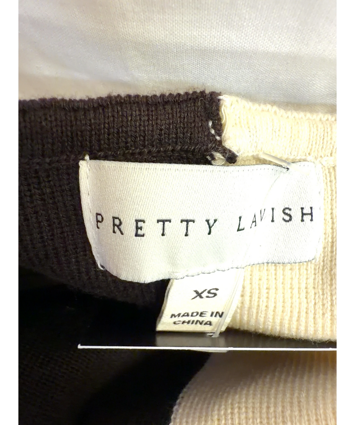 PRETTY LAVISH Brown Colour, size UK XS — detail