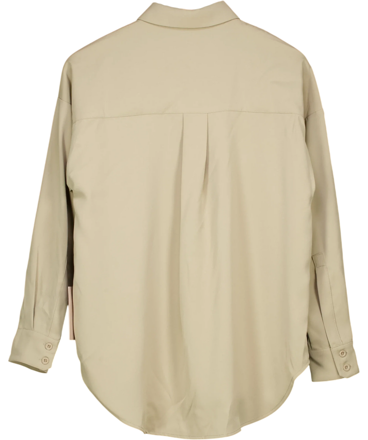 ODD MUSE taupe The Ultimate Muse Oversized Shirt, size UK XXS-XS — back