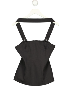 Kookai Black Structural Bodice Corset Top Uk 8