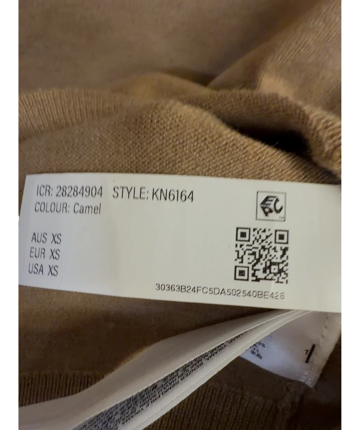 FOREVER NEW camel Colour, size UK XS — fabric detail
