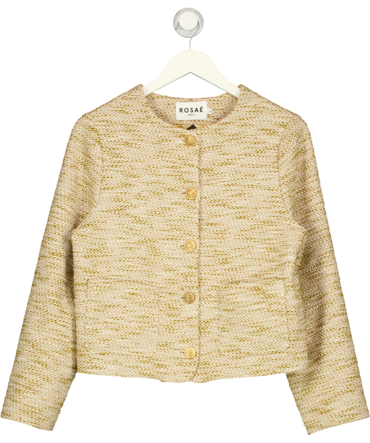Rosaé Paris Beige Le Gauthier, size UK 8 — front