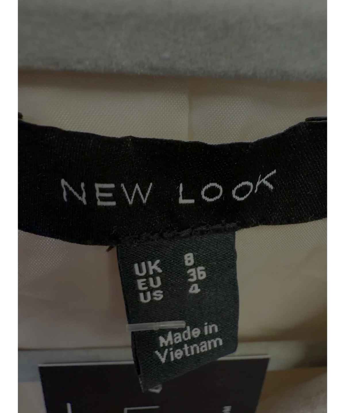 New Look Beige Colour, size UK 8 — care label