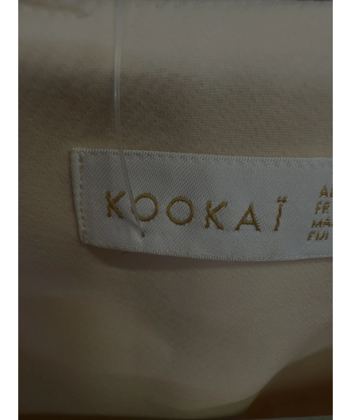 KOOKAÏ Cream Colour, size UK 8 — detail