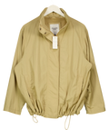 ABERCROMBIE & FITCH Beige Nylon Mock Neck Jacket, size UK S — front