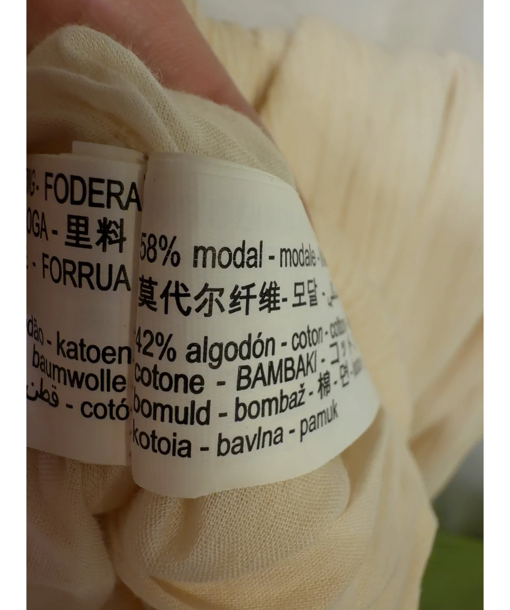 ZARA Cream Colour, size UK XS — label