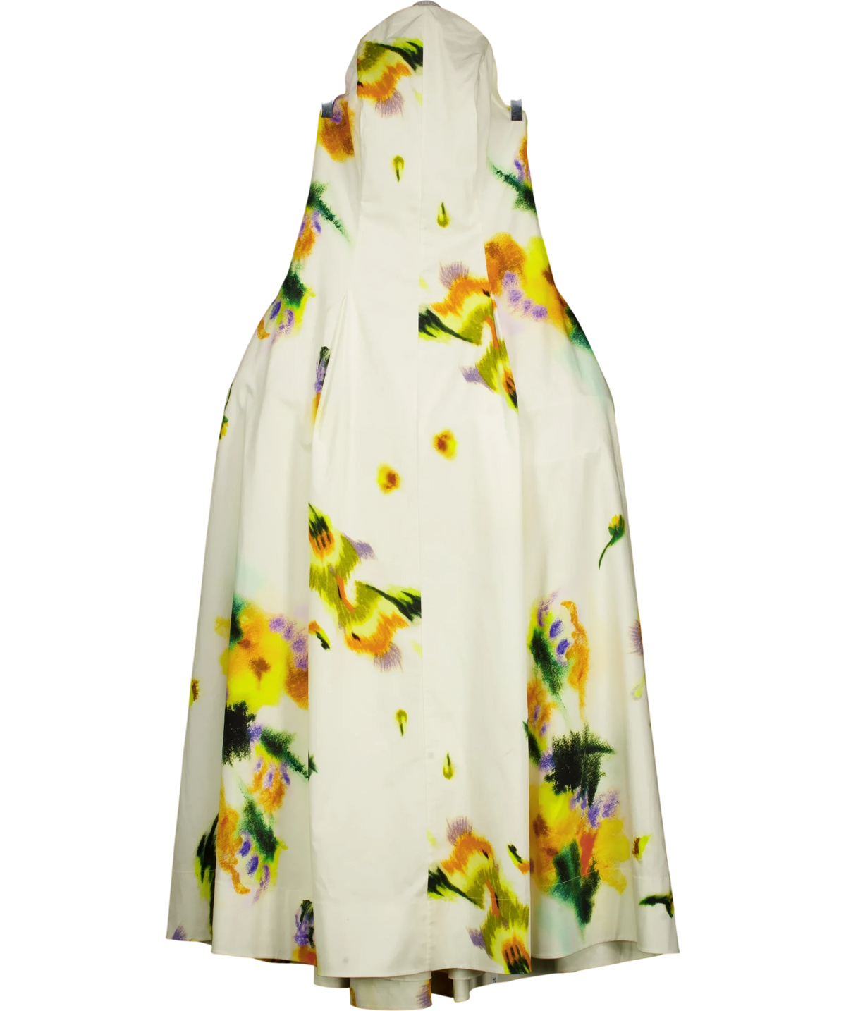 ARRANGE Multicoloured structured bandeau maxi dress, size UK 8 — front