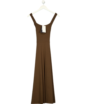 AYM Audrey Midi Dress Brown UK XS