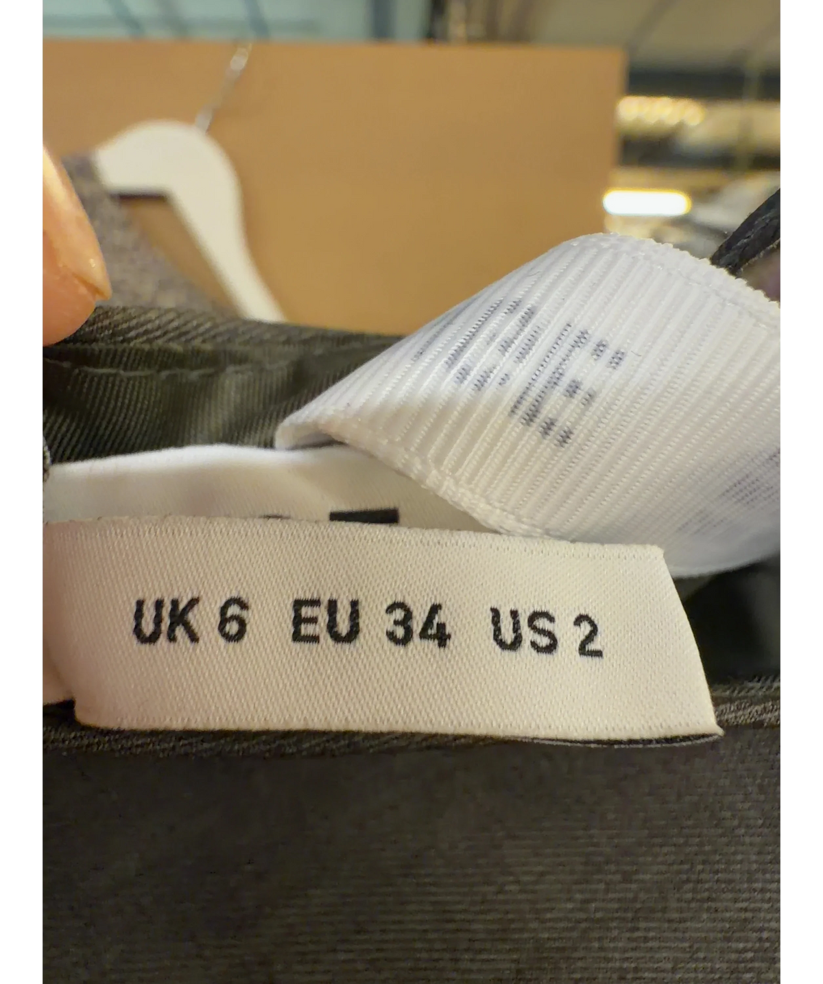 ARRANGE Grey Colour, size UK 6 — care label