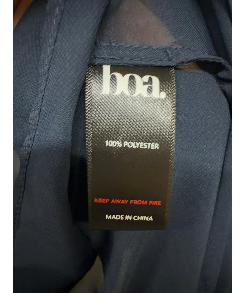 BOA navy Colour, size UK S — label
