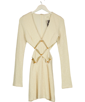 Sabo Hetty Cream Beaded Dress UK S