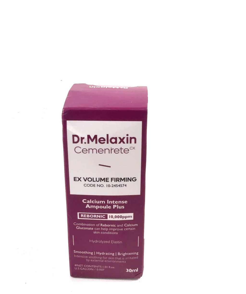 Dr. Melaxin Calcium Intense Ampoule Plus, size 30ml — label