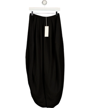 ARKET Cocoon-Shaped Skirt Black Maxi UK S