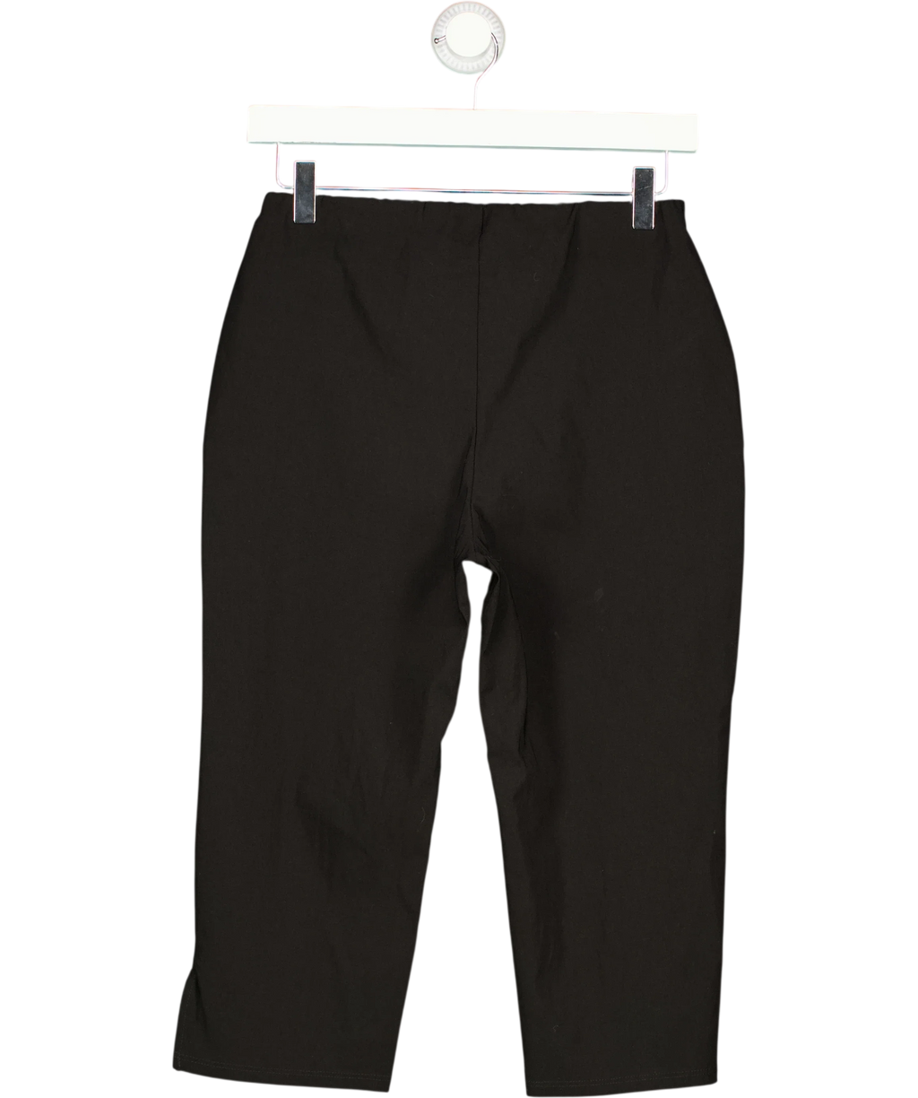ASOS Black plain pull-on trousers, size UK 8 — back