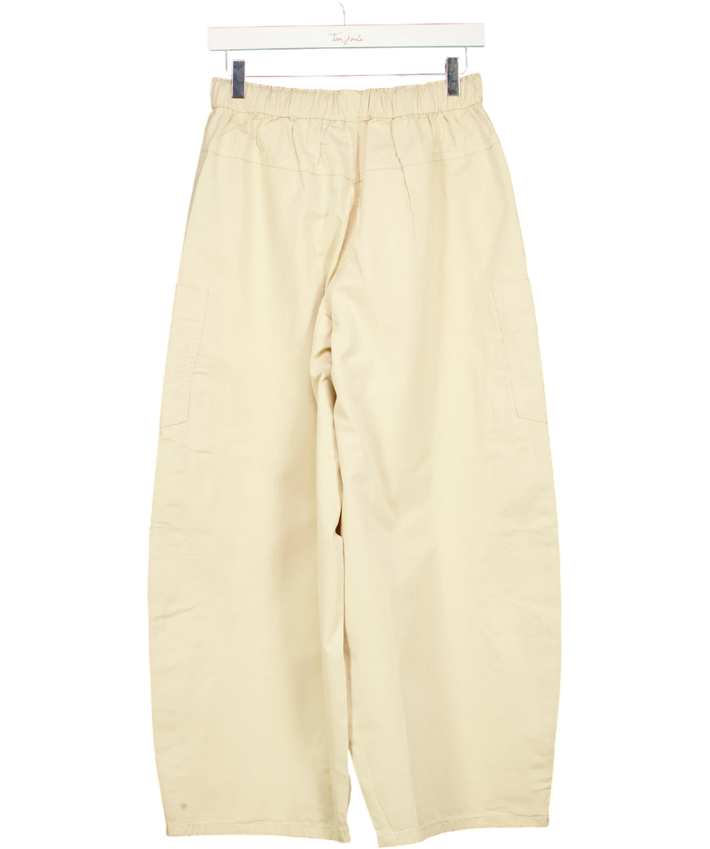 ASOS Beige utility barrel leg cargo trouser, size UK 8 — back