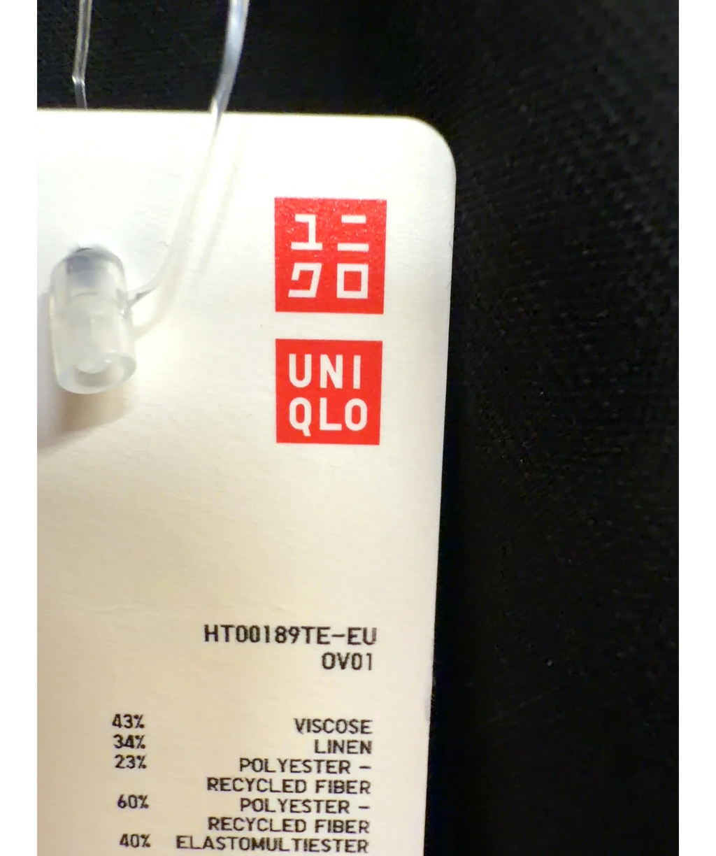 Uniqlo Black Colour, size UK S — detail