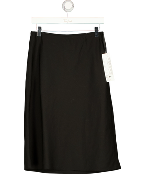 Uniqlo Black Elasticated Midi Skirt UK S