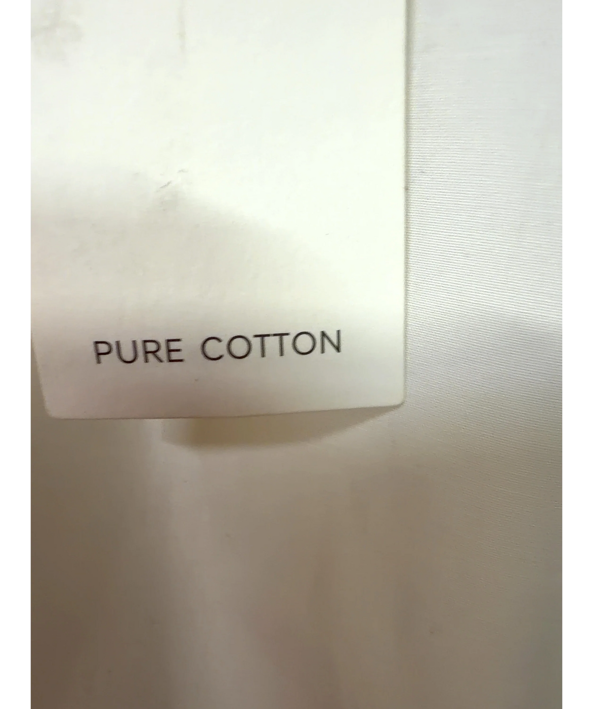M&S White Pure Cotton Cutwork Detail Midaxi Skirt, size UK 8 — label