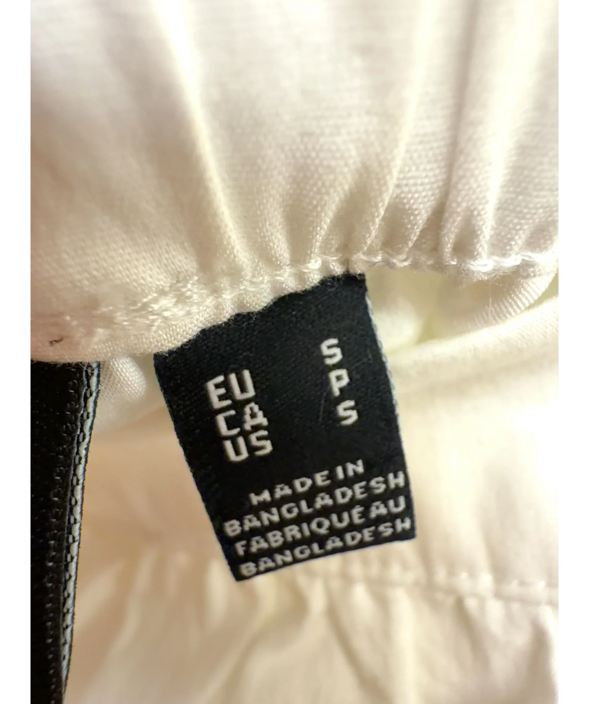 Vero Moda White VMKLEO MW ANKLE SKIRT WVN BTQ, size UK S — care label