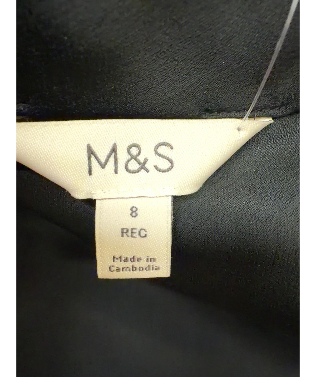 M&S Black Colour, size UK 8 — detail