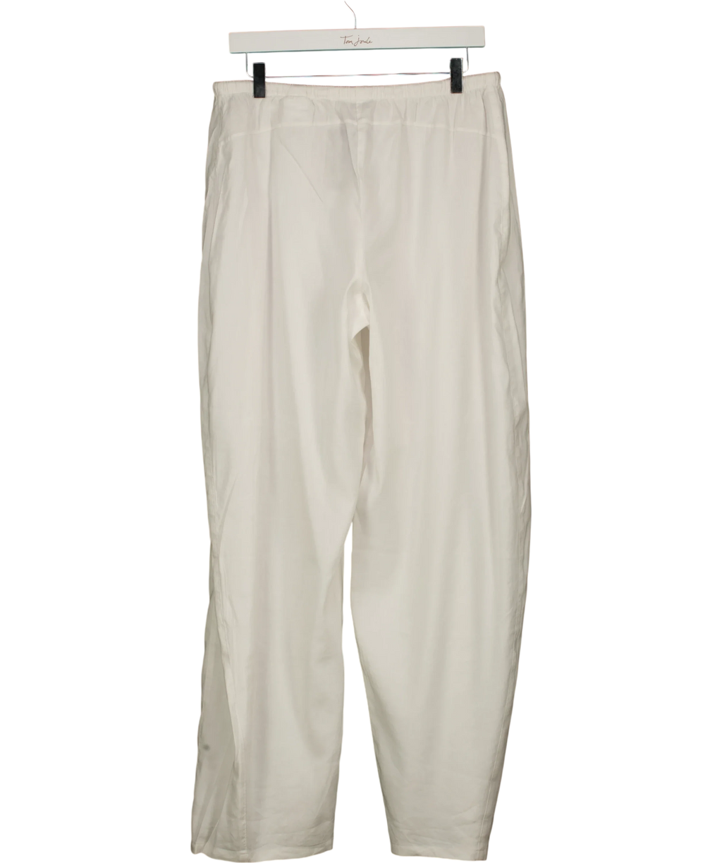 & OTHER STORIES White Wide-Leg Trousers, size UK S — back