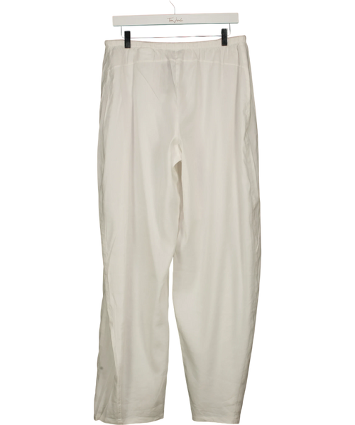 & OTHER STORIES White Wide-Leg Trousers, size UK S — back