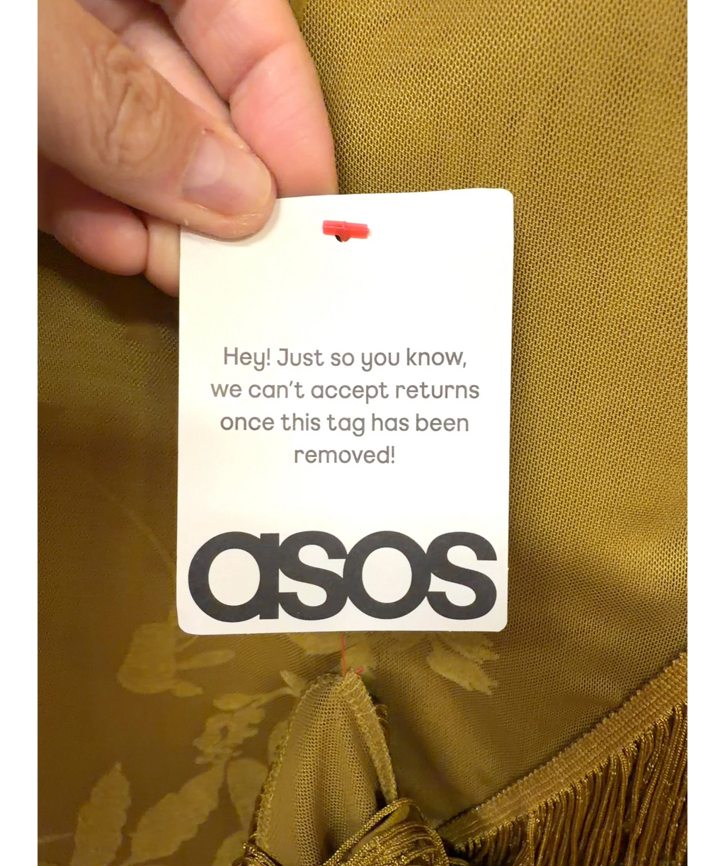 ASOS Green Colour, size UK S — detail
