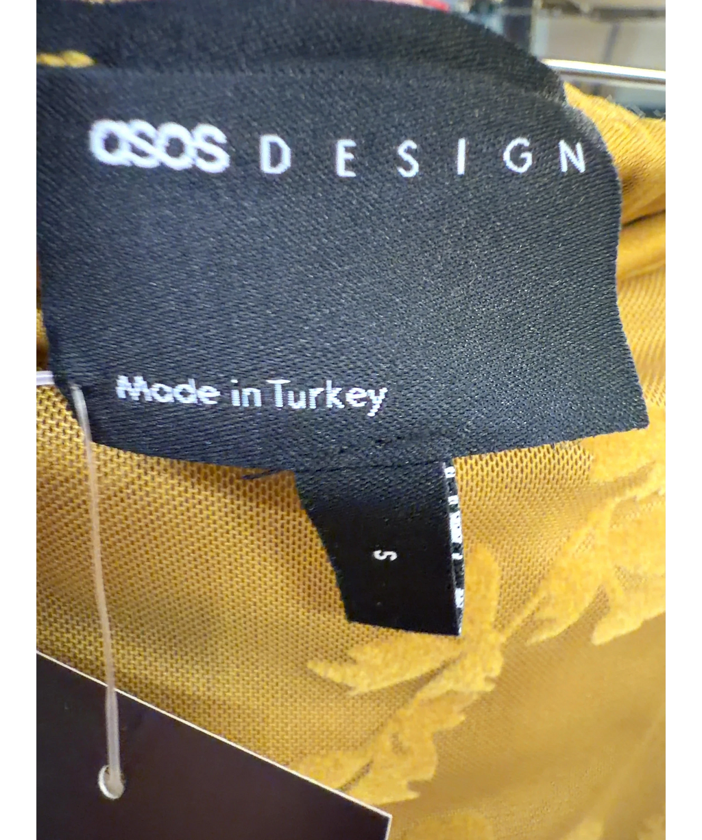 ASOS Green Colour, size UK S — care label