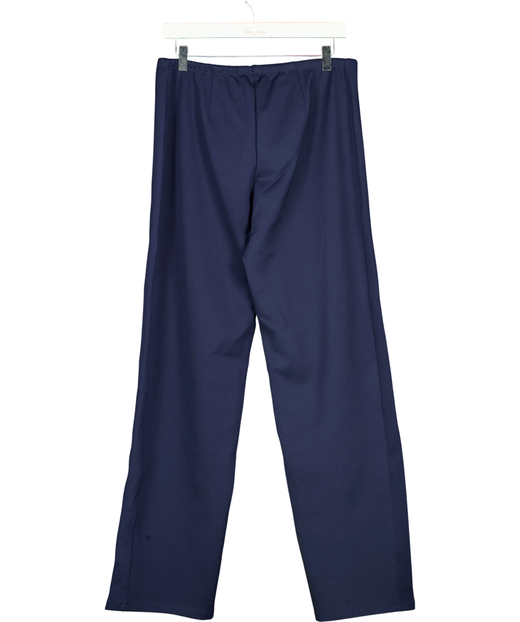 SKIMS navy Heavyweight Crepe Straight Leg Pant, size UK S — back