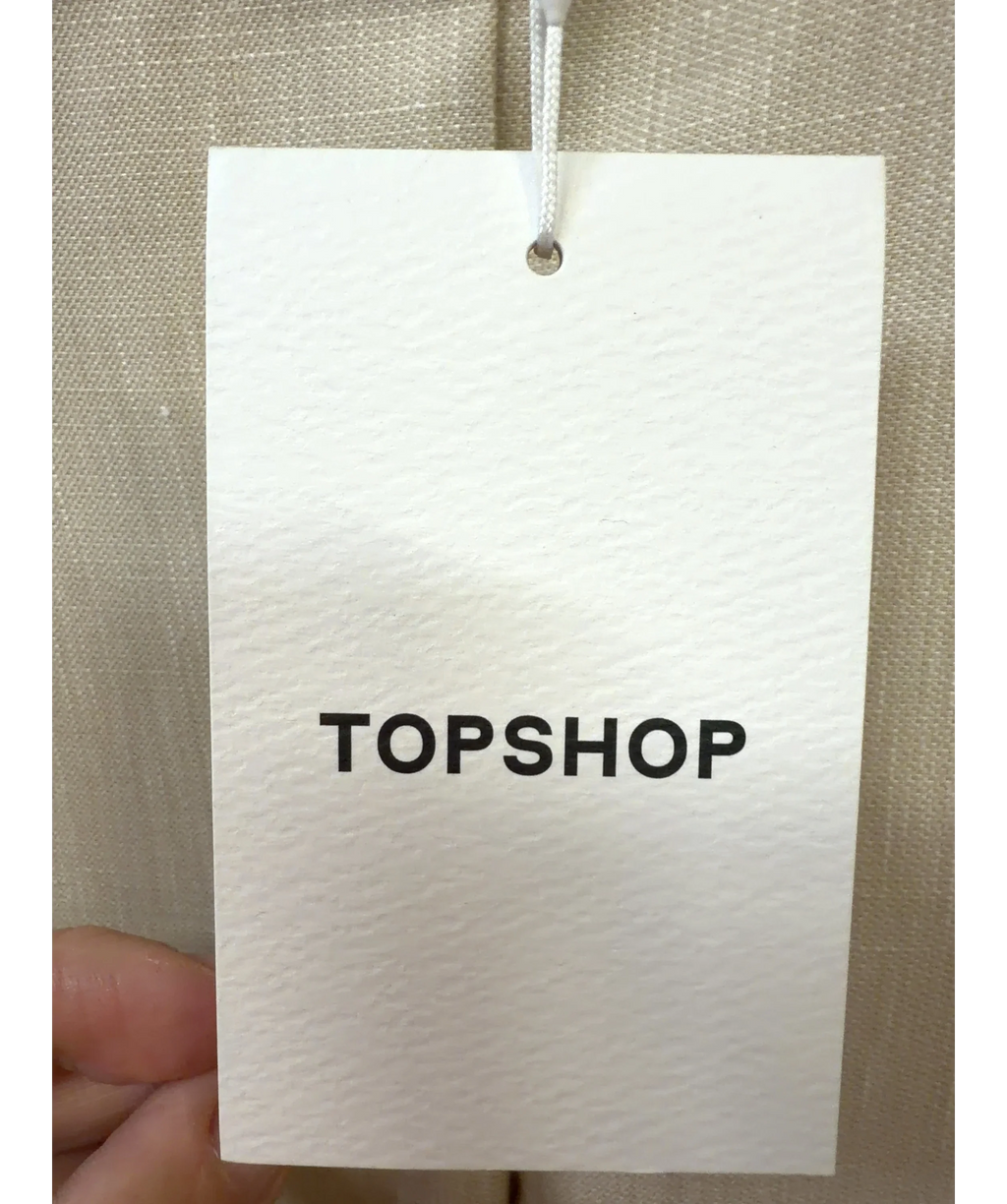 TOPSHOP Beige Colour, size UK 10 — detail