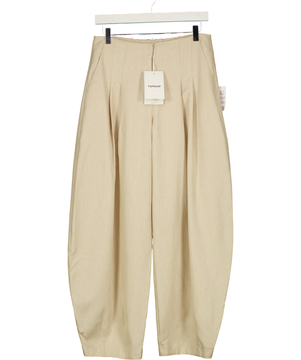 TOPSHOP Beige Colour, size UK 10 — front