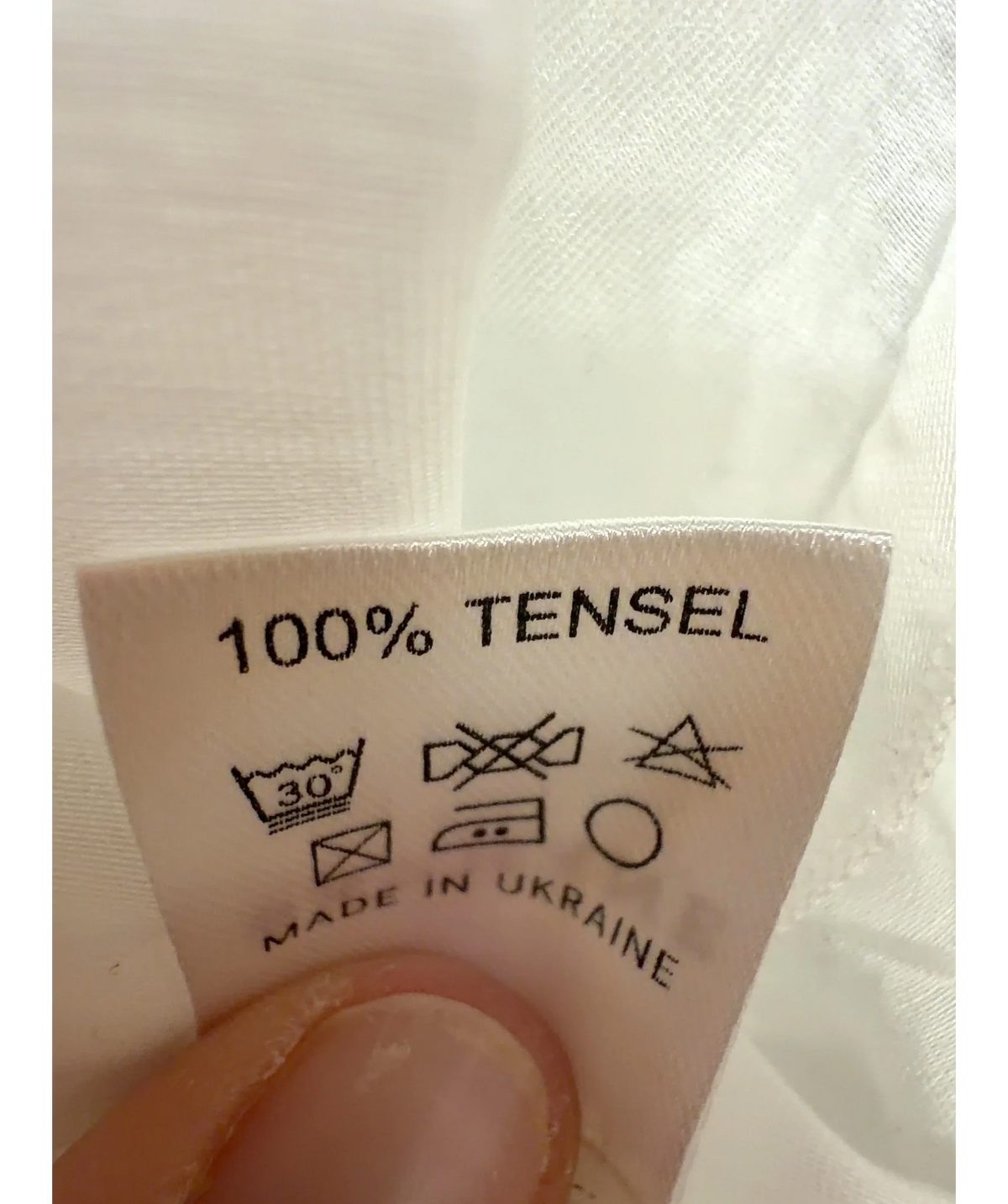 BAZHANE White Colour, size UK S — label