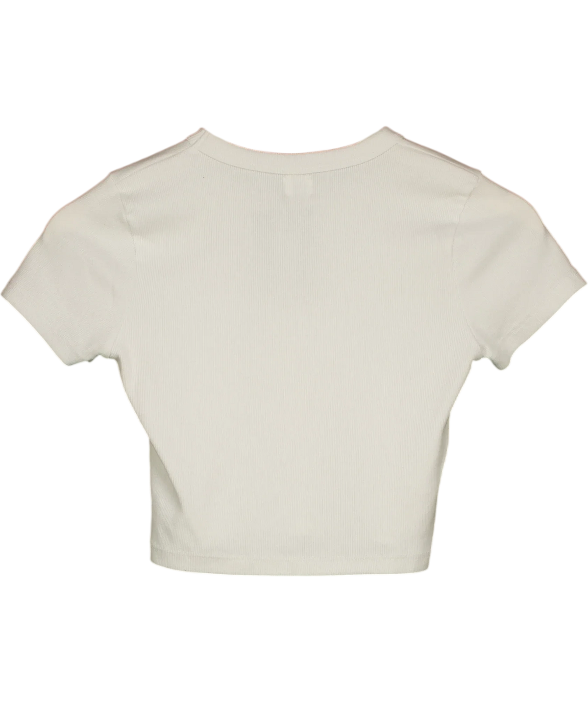 Leset White Kelly Crop Slim Fit Tee, size UK S — back