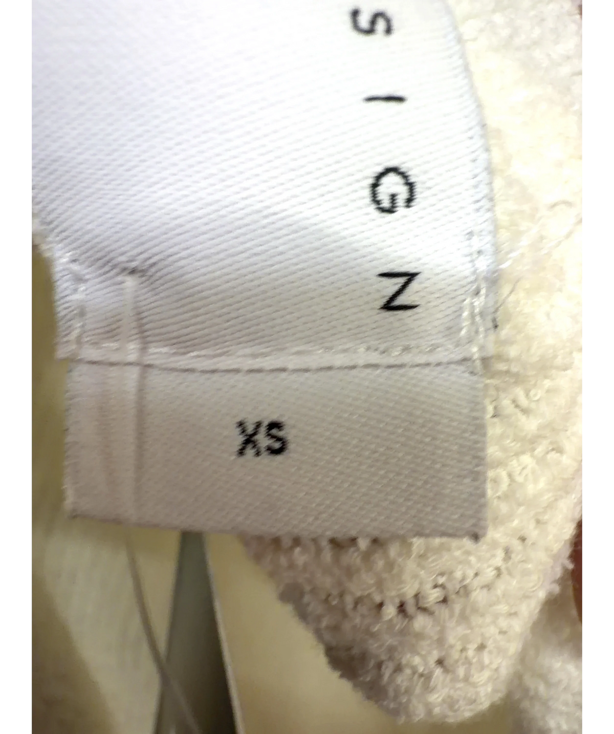 ASOS White Colour, size UK XS — care label