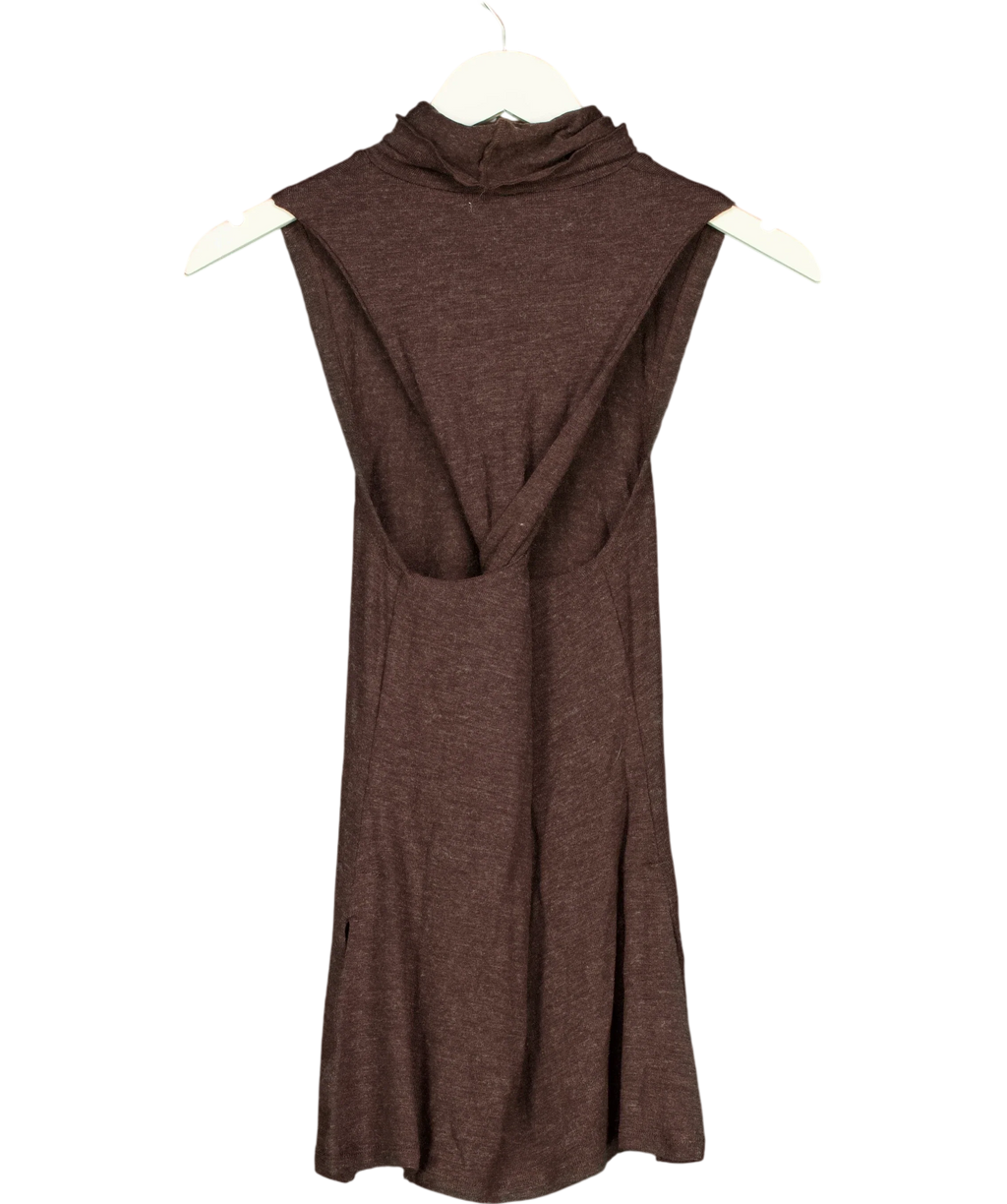 TOPSHOP Brown Colour, size UK S — back