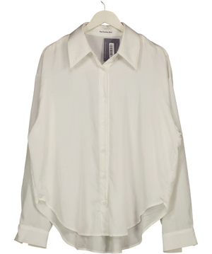 The Frankie Shop Verlin Sheer Chiffon Tie Cuff Shirt