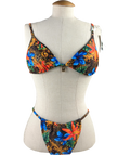 Kotomi Multicoloured Tamson Top and Tamson Bottom, size UK S — front