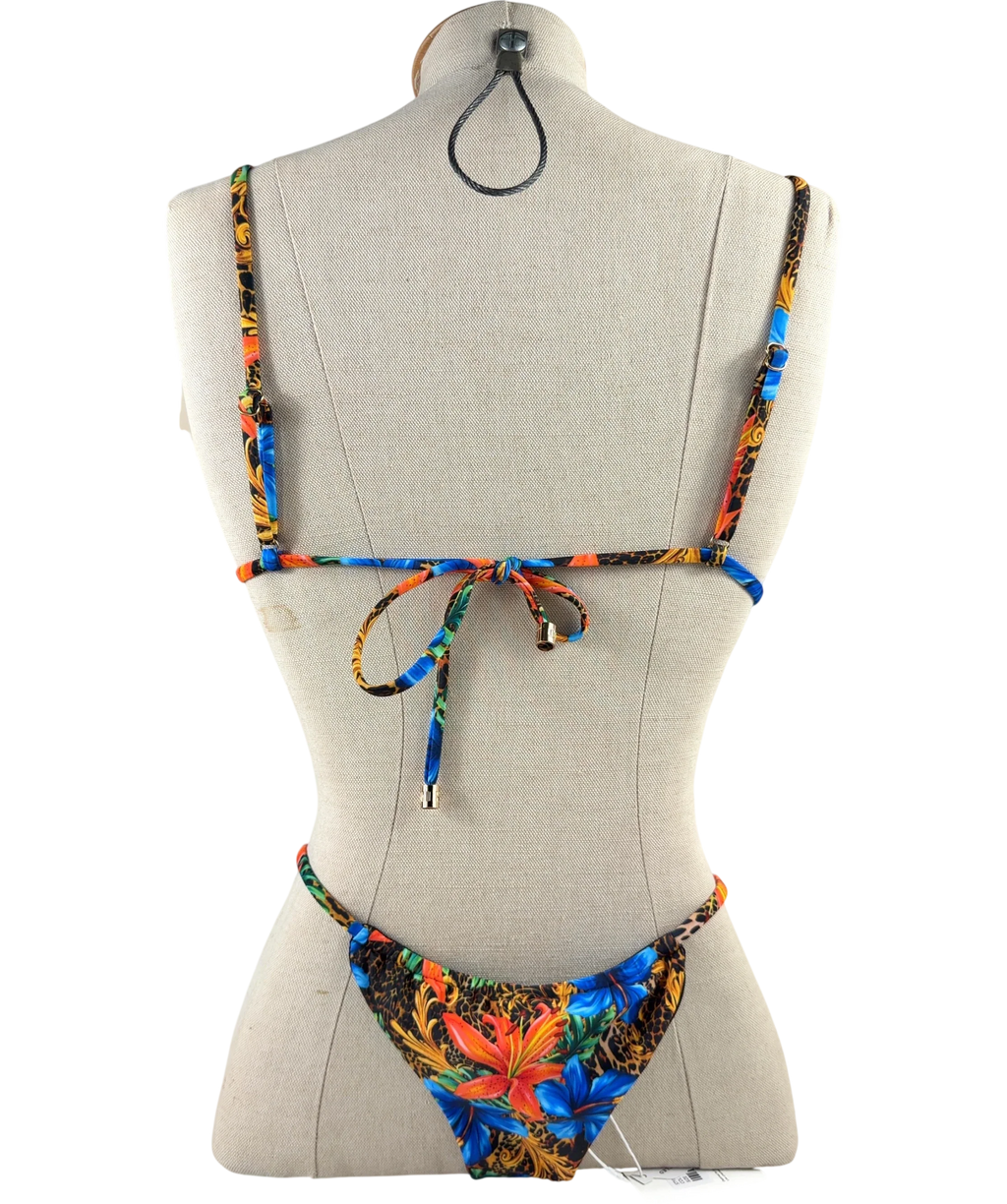 Kotomi Multicoloured Tamson Top and Tamson Bottom, size UK S — back