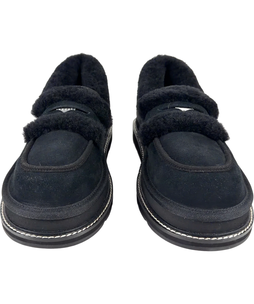 UGG x Sacai Black Loafer, size UK 6 EU 39 👠 — detail
