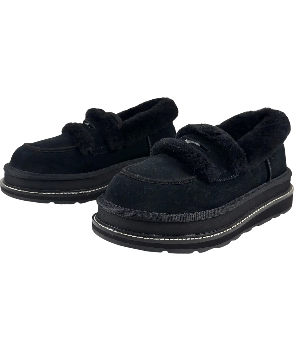 UGG x Sacai Black Loafer, size UK 6 EU 39 👠 — label