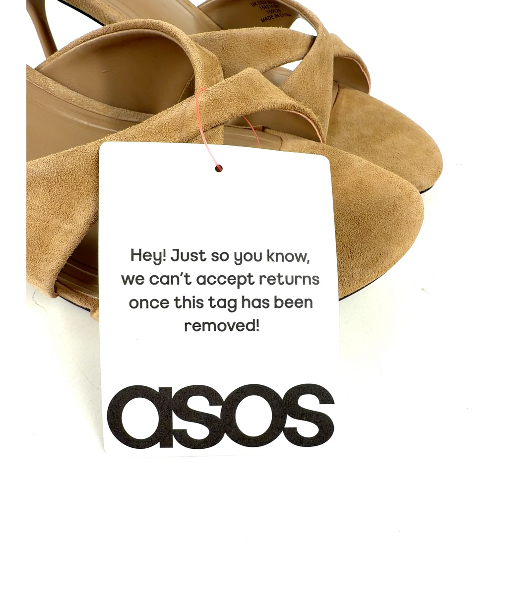 ASOS Beige Colour, size UK 5 EU 38 👠 — care label